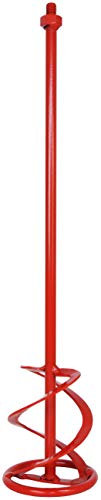 Connex Wendelrührer - Ø 120 x 590 mm - M14 Werkzeugaufnahme - Geeignet für Estrich, Mörtel & Putze - Mischgut bis 25 kg - Für handelsübliche Rührwerke/Mörtelrührer/Rührquirl/Rührkorb / COX782412