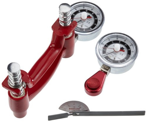Kit d’Évaluation de la Main Baseline – Ensemble de 3 Pièces avec Dynamomètre Hydraulique de Main de 91 kg et Pince Dynamométrique de 22,7 kg