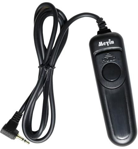 Meyin DSLR Camera Cable Shutter Release Remote Controls RS-802/E3 for Canon XT XTi XS XSi T1i T2i T3 T3i T4i T5 T5i T6i SL1 EOS1300D 300D 60D 60Da 70D 80D