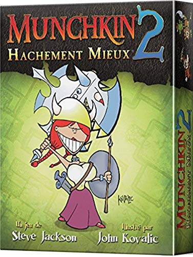 Asmodee – efsjmu02 – Kartenspiel – Munchkin 2 – Hachement Besser -