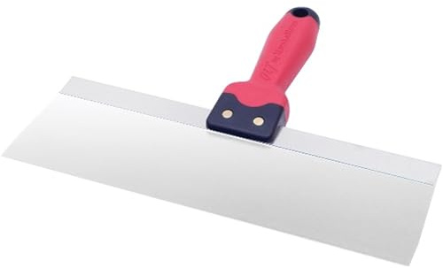 Espátula de superficie de Marshalltown con mango de acero inoxidable, dimensión: 254x76 mm, herramienta para pintores y especialistas en paneles de yeso.