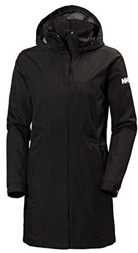 Helly Hansen Women's W Aden Long Coat, Black, 2XL