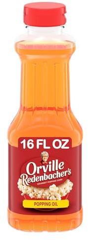Orville Redenbacher's Buttery Flavor Popping & Topping Popcorn Oil, 16 Oz.