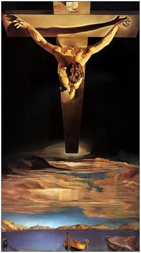1art1 Salvador Dali Poster Il Cristo Di S Giovanni Della Croce Kunstdruck Bild 100x50 cm