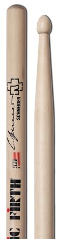 Vic Firth Christoph Shneider Signature American Hickory Wood Tip Drumsticks