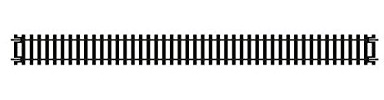 HORNBY Track R601 12x Double Straights Pack