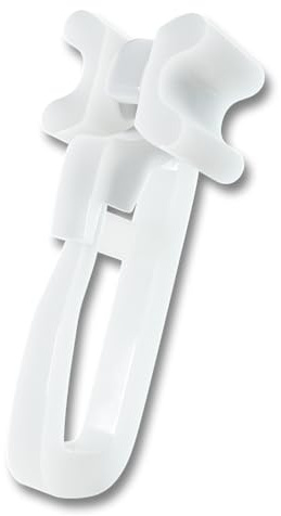 100 Stck. X-Gleiter/Gardinengleiter/Faltengleiter mit Faltenlegehaken für Gardinenschienen und Innenlaufschienen, Laufnut 5,5 – 6,8 mm