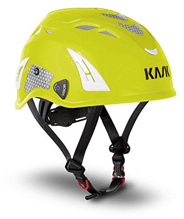 Kask Plasma Work Hi Viz Kletterhelm Arbeitshelm Yellow Fluo