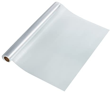 WENKO Antirutschmatte für Schrank und Schublade, Rutschstopp, schützt den Schrank, geräuschdämpfend & zuschneidbar, strapazierfähiger Kunststoff, 150 x 50 cm, Transparent