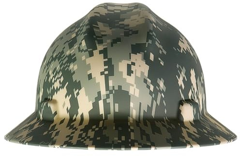 MSA 10104254 American Freedom Series V-Gard Protective Hat with Fast Trac III Suspension, Camouflage by MSA