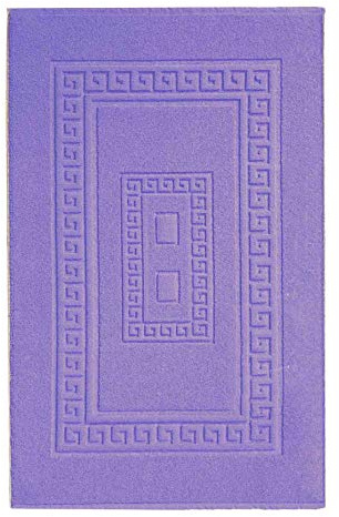 Torino Alfombra de baño en tejido rizado 60x90 cm. - LILLA - LILA