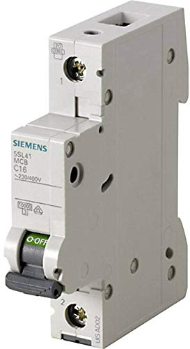 Siemens 5SL41016 5SL4101-6 Leitungsschutzschalter 1polig 1 A 230 V, 400 V