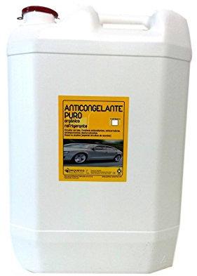 Anticongelante Puro-Concentrado Orgánico. Hasta -88ºC. Envase 30 Litros. Color Verde. Apto para circuitos cerrados/refrigeracion/calefacción. …