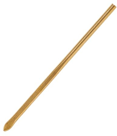 Tandy Leather Perma-Lok Needle - Brass Threaded Shaft Grips Leather Lace Firmly for Smooth Hand Lacing - Ideal for Heavy Leathercraft Projects (Regular)