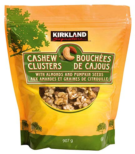 Kirkland Signature Cashew Clusters with Almonds & Pumpkin Seeds, 907g