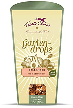 Terra Canis Fruits, Biscuits végétariens Gartendrops pour Chiens, 250g