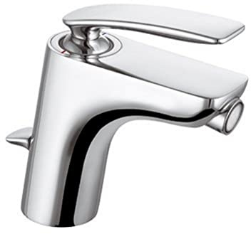 Kludi Sitzwaschbecken Einhebelmischer Balance mit Garn, Eco-Luftsprudler M24x1Z, verchromt, 522160575