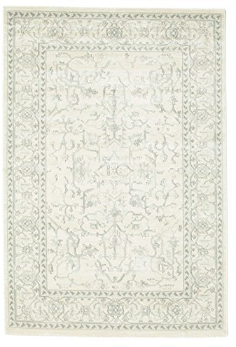 RugVista Ziegler Manhattan, Rug, / Kazak, 7′7″ x 5′3″ ft (230 160 cm), Rectangular, Medium Pile, Living Room, Dining Bedroom, Dry Clean Only, oeko_tex_100, Beige Light Blue