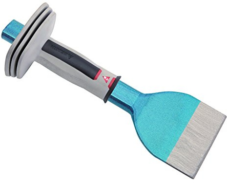 Bellota 8271-60 CP - Cincel Cortafríos pala ancha de cromo vanadio con protector, 60 mm