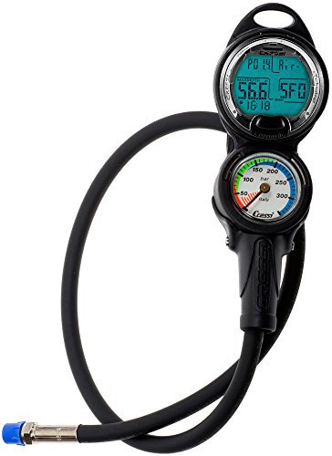 Cressi Leonardo Tauchkonsole, Schwarz, 2 Stangen, 2 Bar