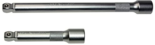Alkan-Werkzeug Lot de 2 rallonges oscillantes pour clé à cliquet, clé dynamométrique, broche lisse et poignée Entraînement 1/2 125 et 250 mm