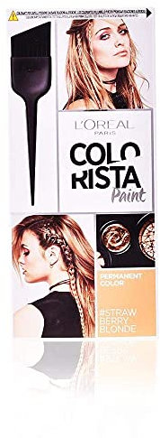 L'Oréal Paris Colorista Paint Colorazione Permanente con Pennello, Facile Applicazione, Colore Ricco di Riflessi, Biondo Fragola (Strawberry Blonde)