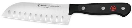 Wusthof Gourmet Santoku, borde hueco de 5 pulgadas