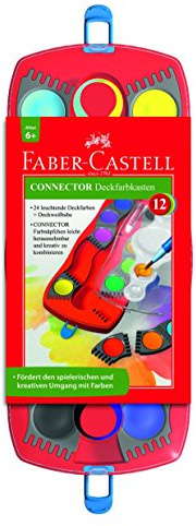 Farbkasten 12er Connector FABER CASTELL 125030