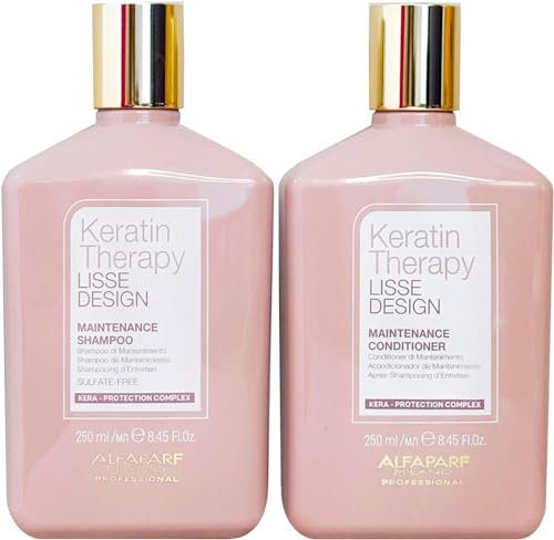 Alfaparf Lisse Design Keratin Shampoo & Conditioner 2x 250ml by AlfaParf