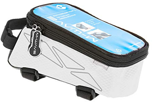 M-Wave Rotterdam Top Rahmentasche, Weiß, 19 x 9 x 9 cm