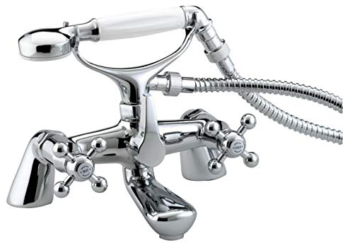 Bristan Regency Traditional Bathroom Taps, Chrome Bath Shower Mixer tap | R LBSM C, Traditional design, Matching bathroom sink taps available, Lifetime Cover