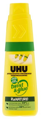 UHU Twist & Glue 35 ml – Colles et adhésifs (jaune)