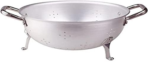 Pentole Agnelli PCMX01520 Colapasta a 3 Piedi Alluminio con 2 Maniglie Inox, 20 cm