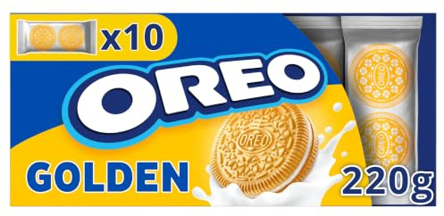 OREO Original sabor vainilla Galletas rellenas pack 20 galletas 220 g | Una irresistible combinación de cacao y crema de vainilla, ideal para meriendas y disfrutar entre horas