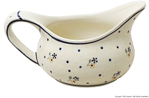 Original Bunzlauer Keramik Sauciere 0.45 Liter im Dekor 111
