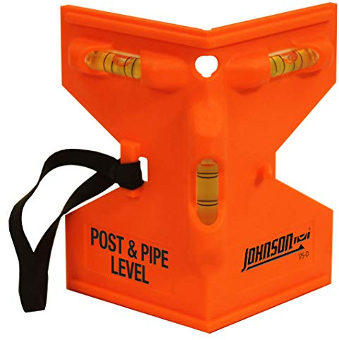 Johnson 175-O Post Level, GloOrange | Manual Operation | ABS Plastic & Rubber | 9 x 5 inches | 1 Count