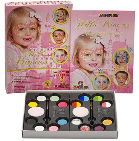 EULENSPIEGEL Schminkpalette Hello Princess 21 Teile