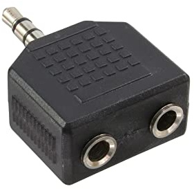 InLine 99301 ljudadapter, 3,5 mm kontaktkontakt till 2 x 3,5 mm kontaktuttag, stereo
