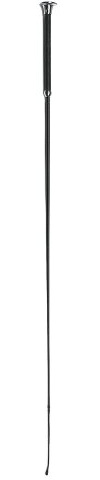 Dressurgerte Ledergriff, LPO-Norm, schwarz