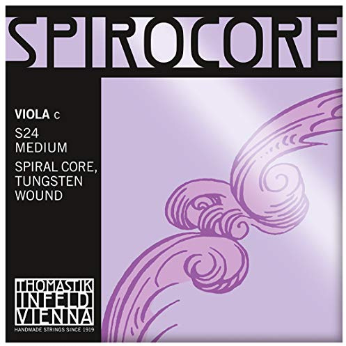 Thomastik Cuerda para Viola 4/4 Spirocore - cuerda Do núcleo en espiral tungsteno entorchada, blanda