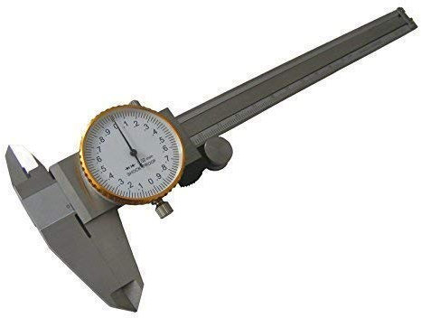 Dial Caliper - Calibro per orologio, 0,02 mm, DIN 862, dimensioni: 300 mm