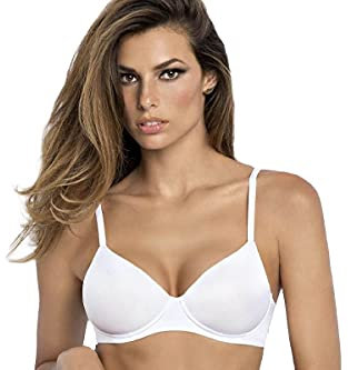 SIèLEI Reggiseno Donna Senza Ferretto Art. 1556 col. E Mis. A Scelta (2, Bianco)