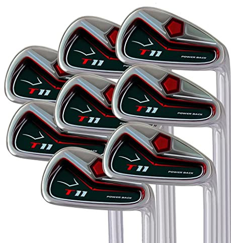 T11 Power Back Iron Set 4-SW Custom Made Golf Clubs Right Hand Regular R Flex Steel Shafts Men's Standard Irons