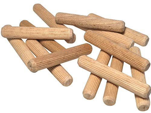 JOWE Holzdübel aus Buche 6x35mm, 300 Stk | Dübel 6 mm | 6er Riffeldübel gefertigt und verpackt in Österreich