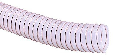 METERWARE – Lätt sug-tryck PU-spiralslangar tryckslang vakuumslang spiralslang (slang Ø insida: 500 mm)