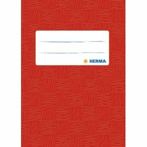 Herma 25 x Heftschoner A6 hoch PP rot gedeckt