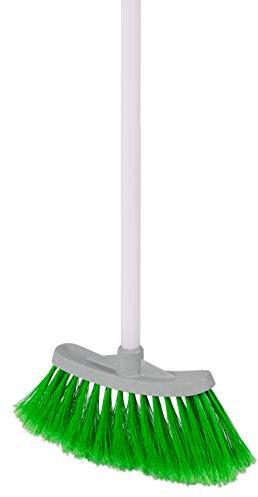 La Briantina Scopino Sintetico Bimbi Scopa per Bambini, PVC, Multicolore Casuale, Manico 65 cm