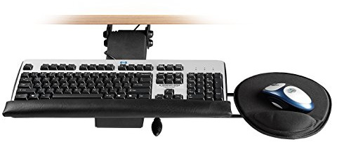 Dataflex 97.513 Plateau pour Clavier et Souris, métal, Noir, 76,4 x 53,0 x 16,4 cm
