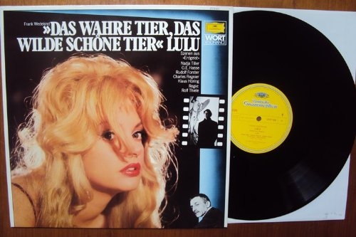 Das wahre Tier, das wilde Schöne Tier. Lulu. Szenen aus Erdgeist. Nadja Tiller, Hasse, Forster, Regnier, Höring, Regie Rolf Thiele. Wort Resonance Mono