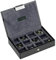 Stackers - Men's Executive Black Mini Lidded with Grey Velvet Finish Lining